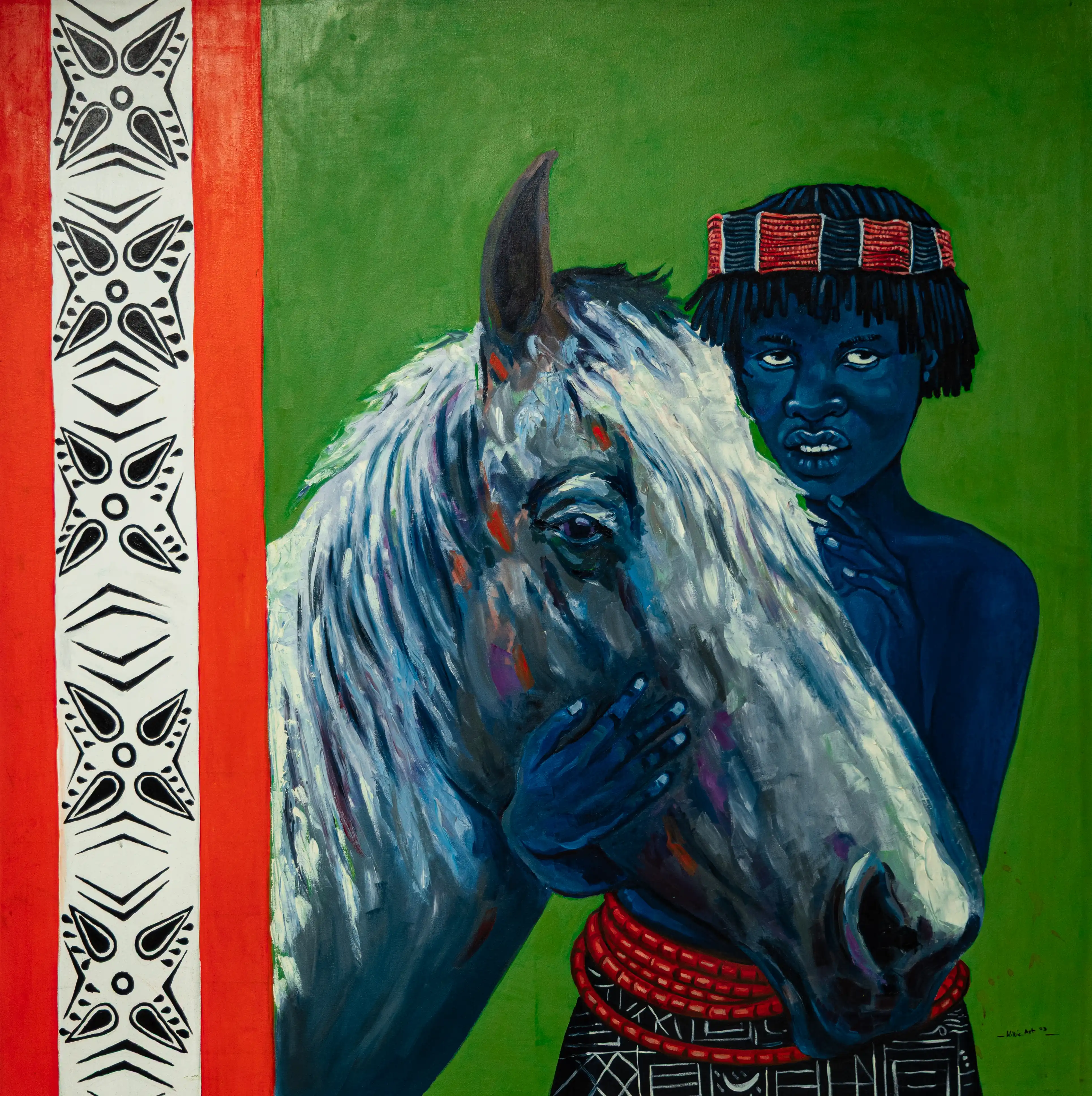Blue Equestrian