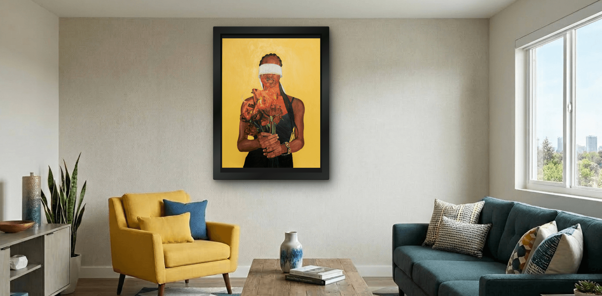 Art preview in different frame sizes