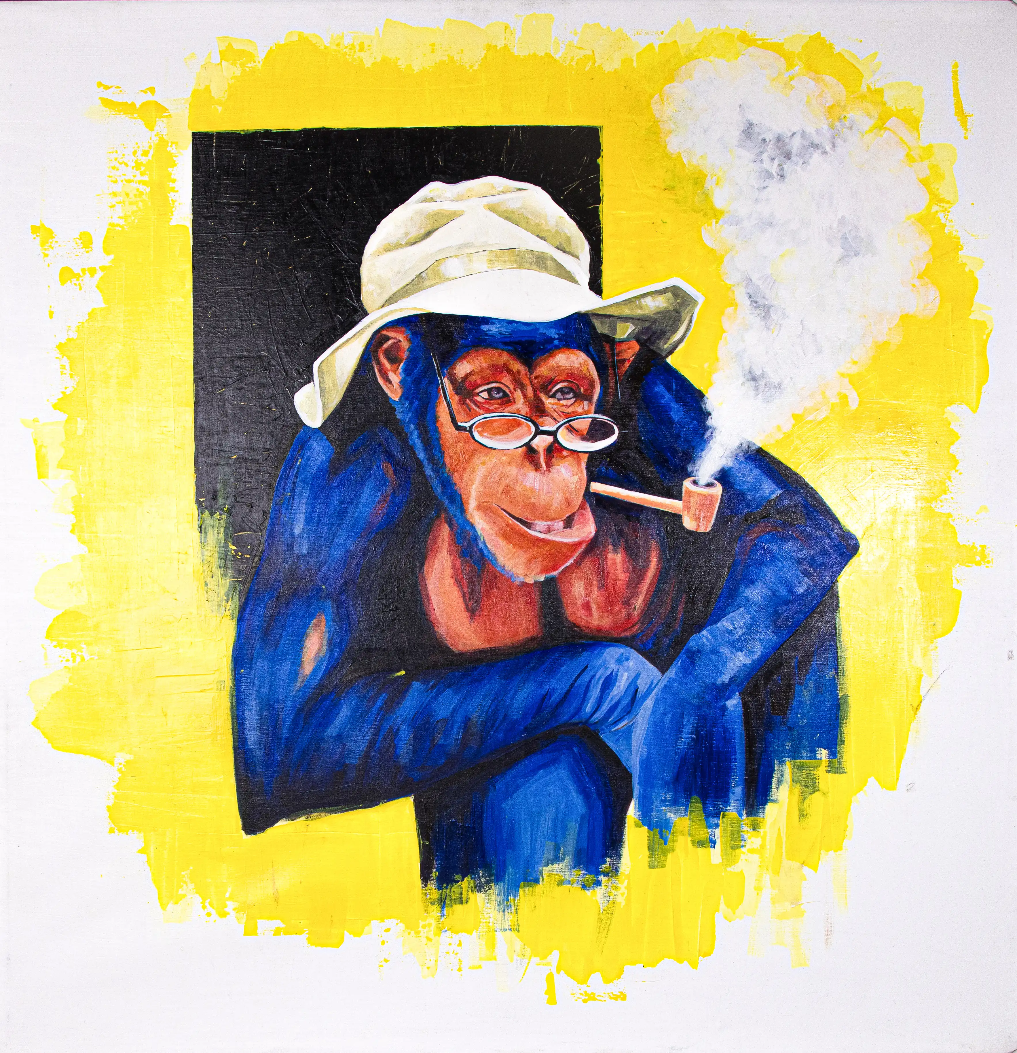 Smoking monkey